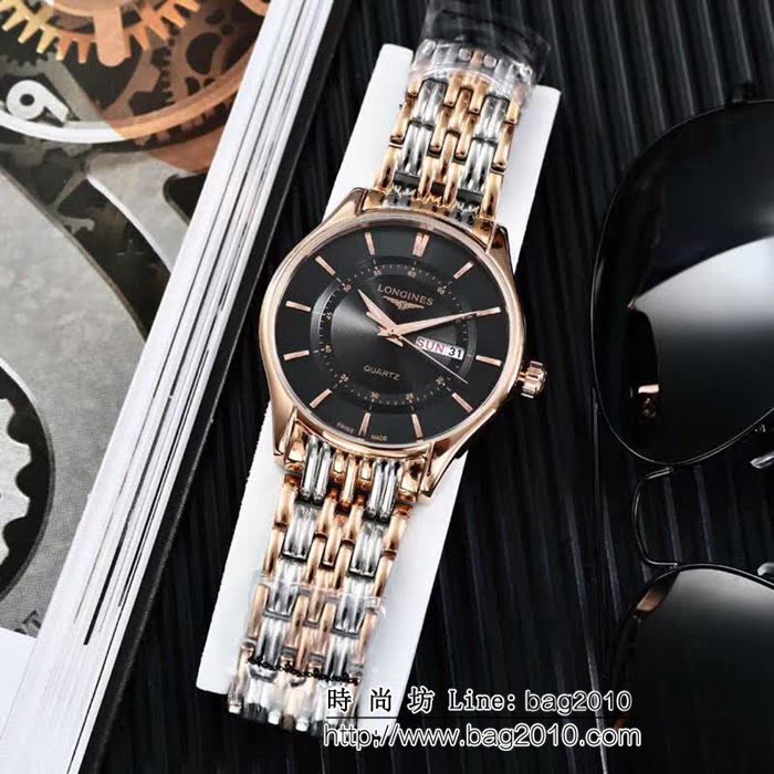 LONGINES浪琴 高級藍寶石 石英男士腕表 WSS1956